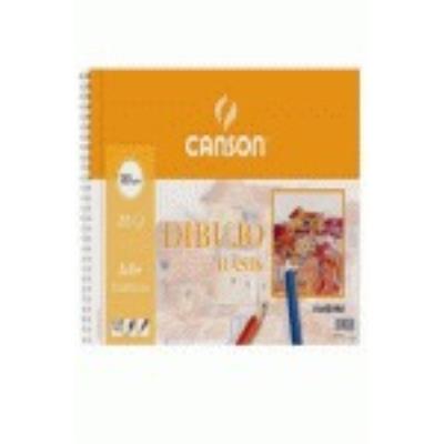 Canson Dibujo Basik liso espiral microperforado a4+ 23 x 32.5 cm 20 hojas 130