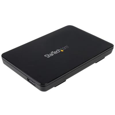 StarTech.com Caja USB 3.1 Gen 2 sin herramientas de 2,5 pulgadas SATA III - Caja externa para disco duro