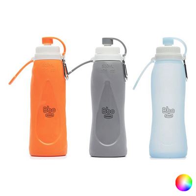 Botella Irisana Bbo17 Silicona 500 Ml Azul