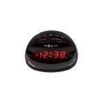Radio Reloj Despertador Nevir Nvr333 Negro Digital Alarma Dual