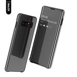Funda de Móvil para Samsung Galaxy Note 8 Espejo Ultra Slim Ligero Flip Funda 360, Negro
