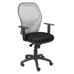 Silla de oficina Ergonómica Jorquera Brazos regulables, Negro