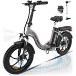 Bicicleta eléctrica plegable Xiaomi ADO A20 Air, App, Aut 100km
