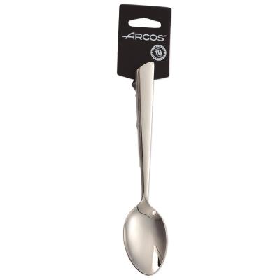 Juego De Cucharas De Mesa Arcos Toscana 574600 Monoblock De Una Pieza De Acero Inoxidable 18/10, De 3 Piezas Y Hoja De 20 Cm En Display