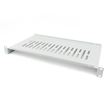 Bandeja rack RackMaticde fijación frontal de 1U y fondo 250 mm blanco