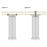 Emuca Pie para mueble, D. 40 mm, regulable 140-160 mm, Aluminio, Anodizado satinado, 4 ud._3