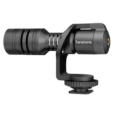 Saramonic Negro Micrófono De Condensador Vmic Mini Para Cámara Dslr Y Smartphone