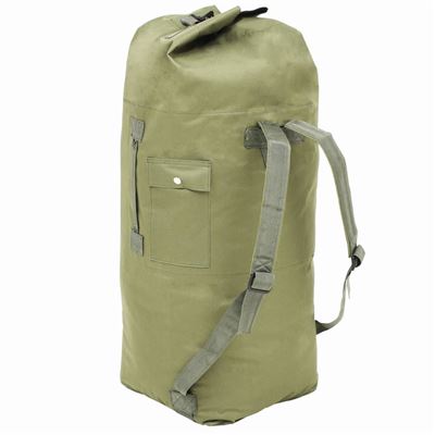 Bolso lona verde discount militar