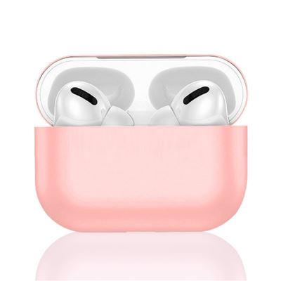 Funda Protectora Airpods Pro Silicona Suave Color Rosa