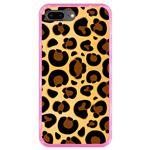 Funda Hapdey para iPhone 7 Plus - 8 Plus, Diseño Textura de piel de jaguar, Silicona TPU