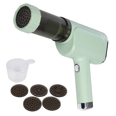Maquina Para Hacer Pasta Dam Con 40w 200gr De Capacidad Y 5 Moldes Diferentes Verde