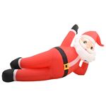 Papá Noel de Navidad inflable con LED rojo IP44 vidaXL 360cm XXL