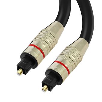 administrar colina versus Cable Óptico Audio Digital LinQ Conector Toslink 1 metro - Negro - Cables  de audio - Los mejores precios | Fnac
