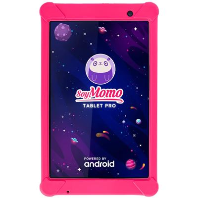 Tablet Para Niños Soymomo PRO con control parental e IA, rosa