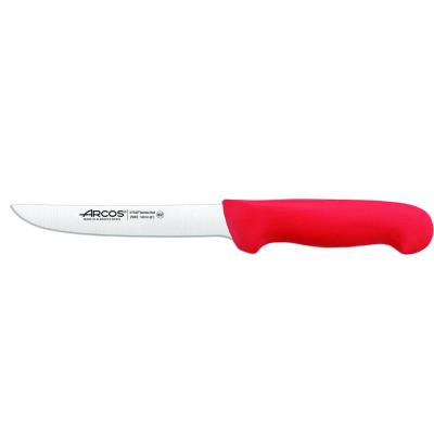 Cuchillo Deshuesador Arcos Colour - Prof 294522 De Acero Inoxidable Y Mango Ergonómico - Rojo