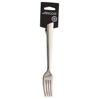 Juego De Tenedor De Mesa Arcos Toscana 574700 Monoblock De Una Pieza De Acero Inoxidable 18/10, De 3 Piezas Y Hoja De 20 Cm En Display