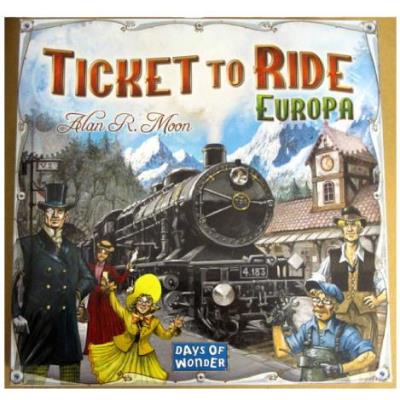 Juego De Mesa giochi uniti ticket to ride europa edad 8