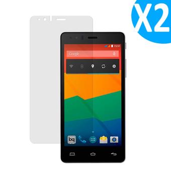 Funda libro ventana Aquaris U2/U2 lite protector cristal templado (opcional) e