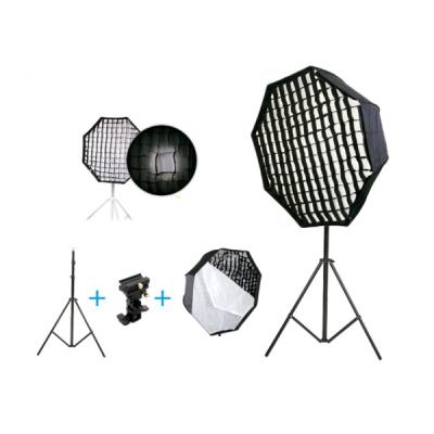 Fotima Kit Softbox 0cto 80cm Paraguas + Difusor + Nido Abeja + Pie + Rotula
