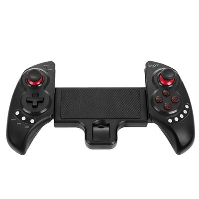 Dam Rojo Gamepad Bluetooth Extensible, Con Stand Central, Para Smartphones, Tablets Y Pc