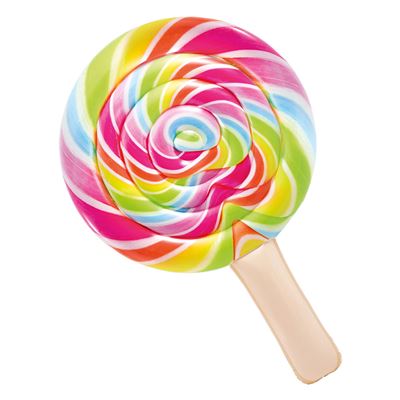 Colchoneta hinchable Intex Piruleta de colores- 135x208 cm