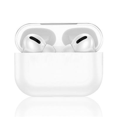 Funda Protectora Airpods Pro Silicona Suave Color Blanco