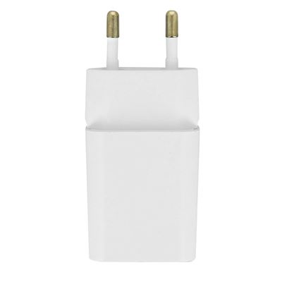 Pack cargador 2.1A + cargador para coche 2.1A + cable iPhone 1m - Blanco