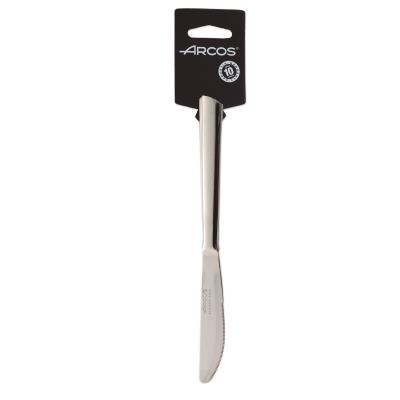 Juego De Cuchillos De Almuerzo Arcos Toscana 574800 Monoblock De Una Pieza De Acero Inoxidable 18/10, De 3 Piezas Y Hoja De 8.5 Cm En Display