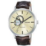 Reloj Pulsar business reloj para Hombre Analógico de Automático con brazalete de Piel de vaca P9A007X1