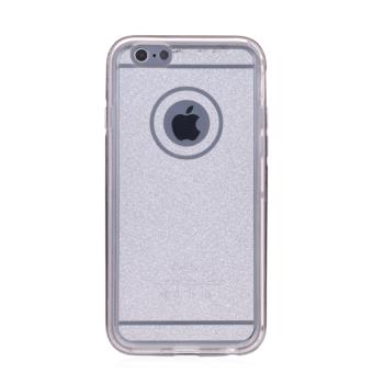 Carcasa de silicona con borde metálico compatible con iphone 6 plus - 1