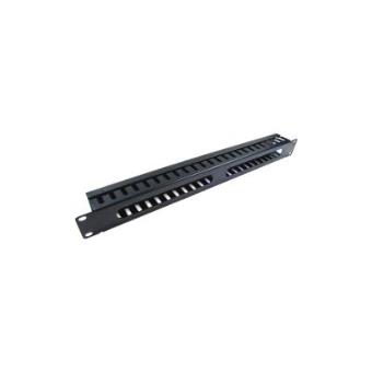 Panel de Gestión de Cables Para Rack19 de 1u Metálico y Fondo 45mm