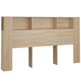 Mueble cabecero vidaXL  color roble Sonoma 180x18,5x104,5 cm - 1