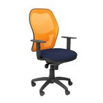 Silla de oficina ergonómica Piqueras y Crespo Modelo Jorquera tejido Bali azul marino 4