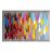 Cuadro abstracto pinceladas de colores. Óleo sobre lienzo en plata (200 x 130 cm) - 50301011444574_0