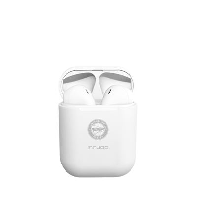 Auriculares (licencia oficial Deportivo Alavés) Bluetooth GO WHITE