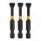 Triton 676868 - Puntas planas para atornillador de impacto, 3 pzas_1