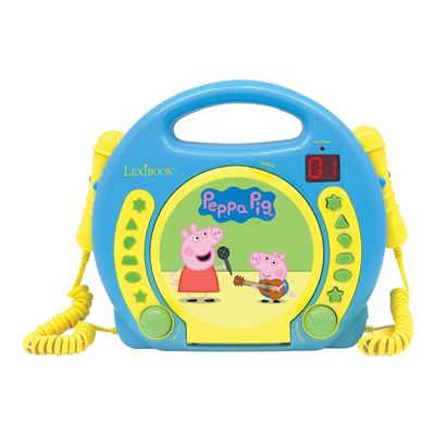Lector Cd Portátil Con 2 Micrófonos - Peppa Pig Lexibook