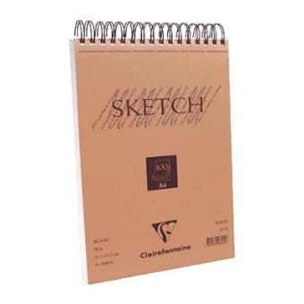 Clairefontaine - Clf Bloc Esbozo 90g 100h a4 96604c - 1
