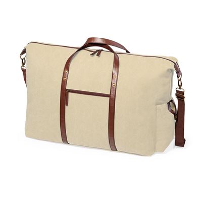 Bolso De Viaje Dam Retro Canvas 450 Gsm Co: Beige