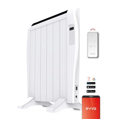 Emisor Térmico Evvo C6 Blanco V2, 900w, 6 Elementos, Wifi, Control Remoto, Temporizador