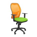 Silla de oficina ergonómica Piqueras y Crespo Modelo Jorquera tejido Bali pistacho 4