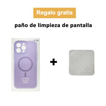 Funda MagSafe iPhone 15 Plus Silicona Cromada Violeta - Spain