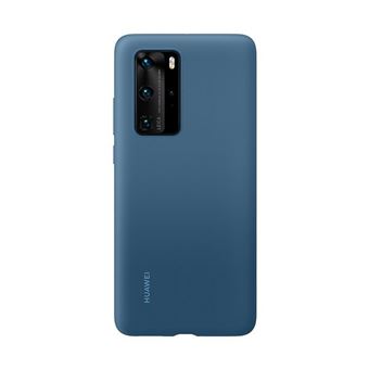 Carcasa Protectora Huawei P40 Pro de Silicona Flexible Azul - 1
