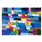 Cuadro abstracto de pinceladas horizontales. Óleo sobre lienzo en plata (200 x 140 cm) - 50301011444505_0