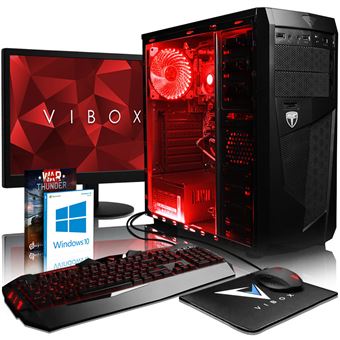 Gaming PC Vibox - A8-9600, Radeon R7, 16 Gb DDR4 RAM, 1TB HDD, 22" HD, Windows 10 - 1