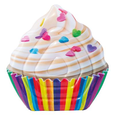 Colchoneta Hinchable Intex cupcake fotorrealista 135x142cm 135x142 58770 58770eu