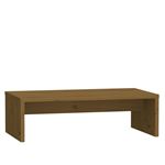 Mueble de TV vidaXL madera maciza pino marrón miel 50x27x15cm