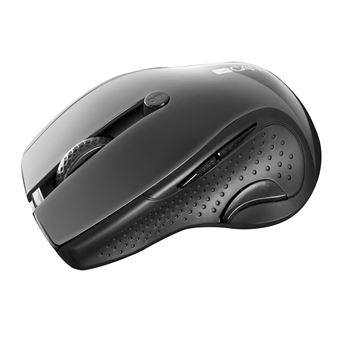 Raton inalambrico Canyon 2.4Ghz 1600 DPI LED Azul 6 botones Negro brillante CNS-CMSW01B