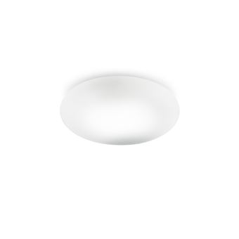 Lámpara de Techo Homemania PANZERI Disco Blanco 40x40x10 cm
