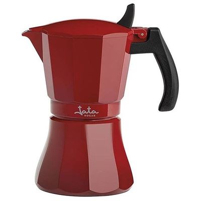 Cafetera Italiana Jata Hcaf2009 9 Tazas Roja